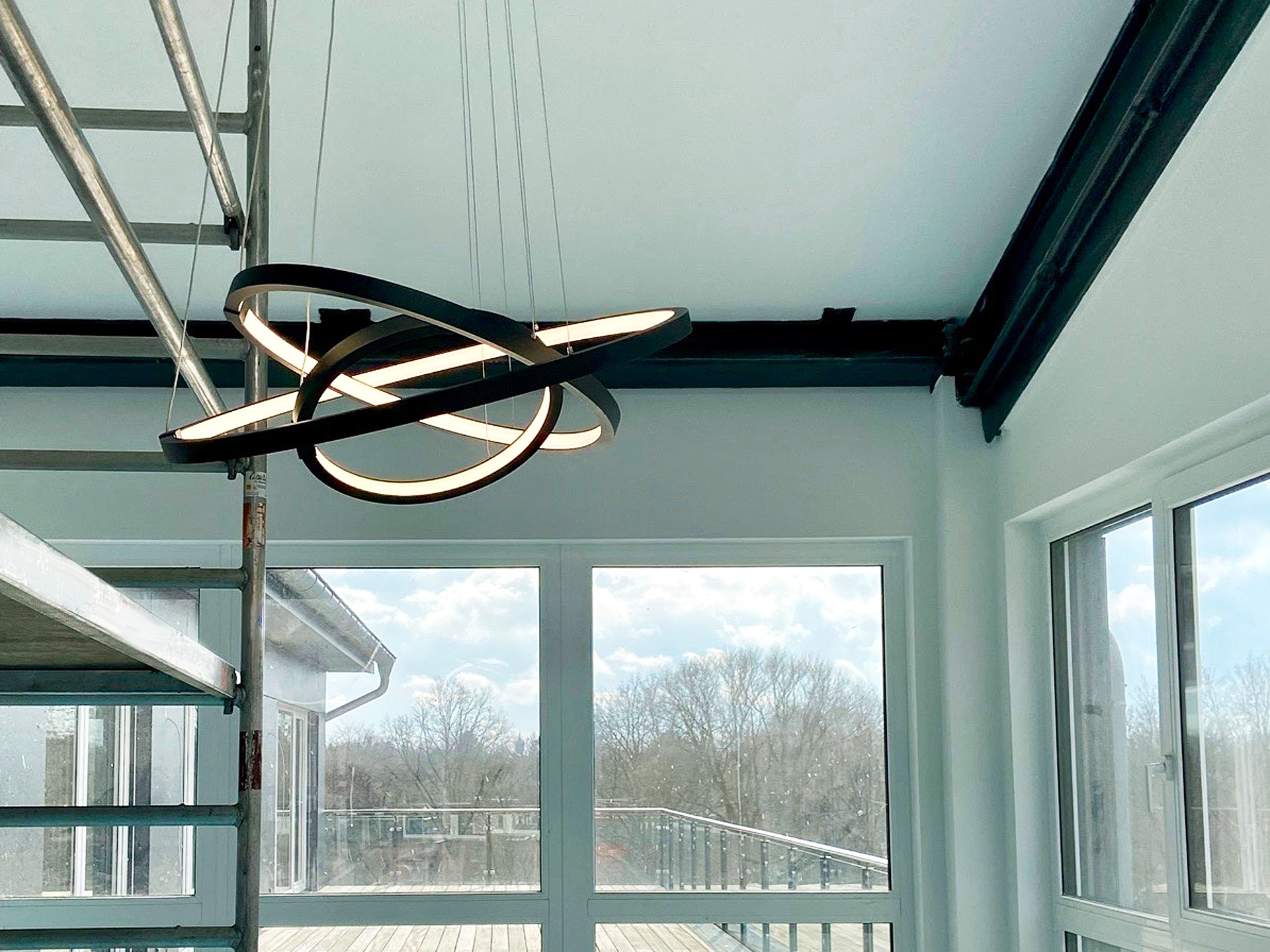 Lichtinstallationen für die optimale Ausleuchtung und für den Designanspruch