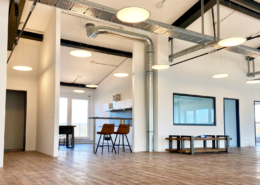 Längsansicht eines Büro-Umbaus in Hamburg durch Gerckens.