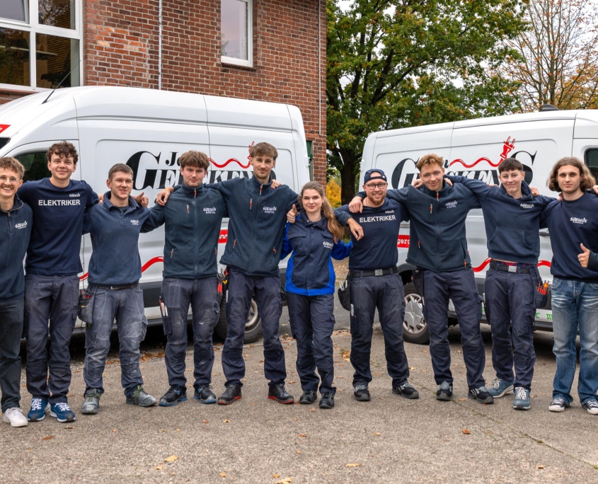 Auszubildende aus 4 Lehrjahren